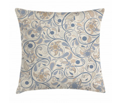 Eastern Oriental Scroll Pillow Cover