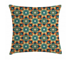 Ornate Floral Vintage Pillow Cover