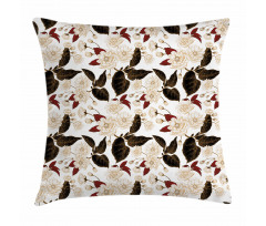 Chinese Plum Pattern Pillow Cover