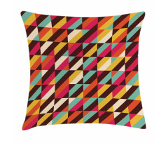 Parallel Bars Triangle Pillow Cover
