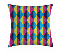 Sixties Triangle Motifs Pillow Cover