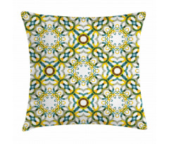 Geometric Lace Pattern Pillow Cover