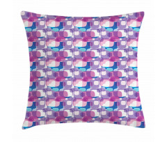 Pastel Colored Square Pillow Cover