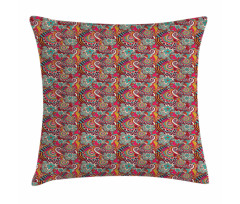 Flowers Stars Hearts Pillow Cover