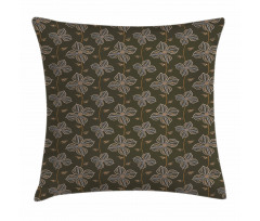 Blooming Petals Doodle Pillow Cover
