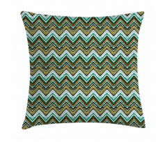 Boho Zigzag Lines Pillow Cover