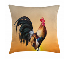 Farm Animal Sunrise Pillow Cover