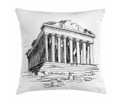Greek Pantheon Sketch Pillow Cover