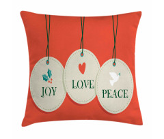 Joy Love and Peace Pillow Cover