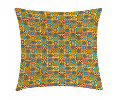 Azulejo Tile Mosaic Pillow Cover