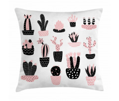 Succulent Pots Pillow Cover