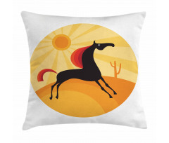 Abstract Animal Desert Pillow Cover