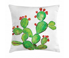 Ripe Prickly Pear Fruits Pillow Cover