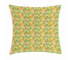 Botanical Flowers Pillow Cover