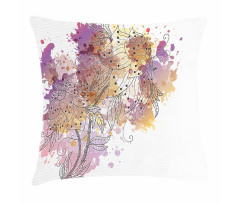 Flourishing Orchids Pillow Cover