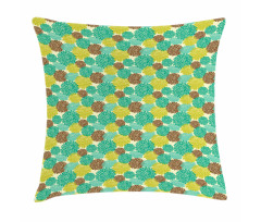 Abstract Spring Growth Pillow Cover