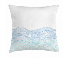 Abstract Seascape Pillow Cover