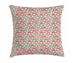 Poisonous Amanita Leaves Pillow Cover