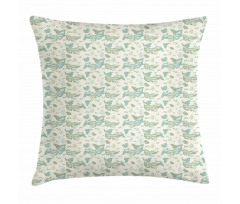 Soft Spring Wings Pillow Cover