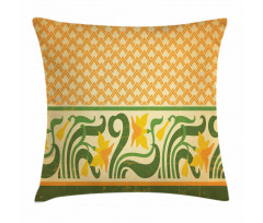 Ornate Daffodils Pillow Cover