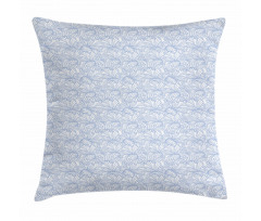 Vintage Iris Blooms Pillow Cover