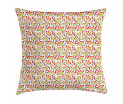 Vibrant Japanese Pillow Cover