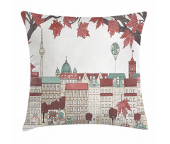 Autumn Season in Berlin Pillow Cover