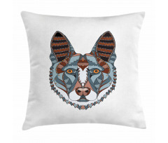 Colorful Shepherd Dog Pillow Cover
