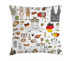 European Culture Pillow Cover