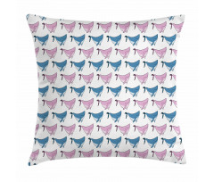 Swimming Happy Fish Sea Pillow Cover