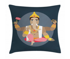 Oriental Ethnic Design Pillow Cover