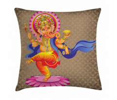 Dancing Asian Icon Pillow Cover