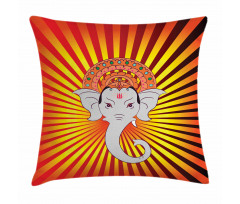 Retro Figure Mandala Pillow Cover