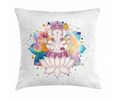 Yoga Zen Theme Artwork Pillow Cover