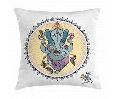 Mandala Asian Ceremony Pillow Cover