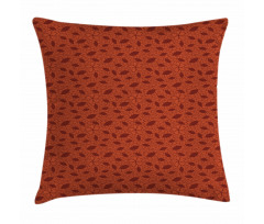 Leafage and Petals Pillow Cover