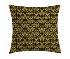 Antique Foliage Motifs Pillow Cover