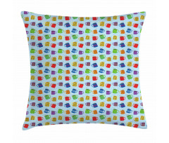 Colorful Mugs Hot Drink Pillow Cover