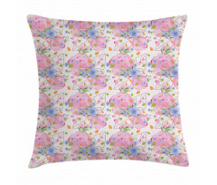 Fresh Spring Garden Pillow Cover