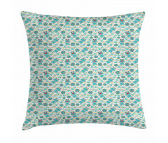 Cartoon Style Hippo Boy Pillow Cover