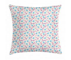 Colorful Balloons Bears Pillow Cover