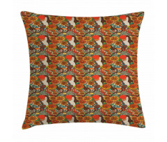 Juicy Oranges Trees Pillow Cover