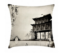 Landscape of Far East Pillow Cover