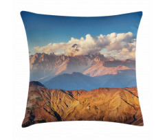 European Mountains Pillow Cover