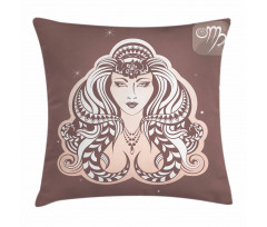 Tribal Woman Art Pillow Cover
