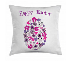 Holiday Flowers Pillow Cover