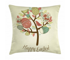 Vintage Spring Foliage Pillow Cover