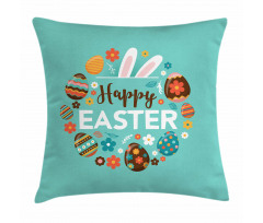 Spring Holiday Pattern Pillow Cover