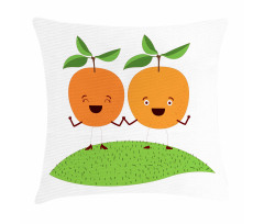 Cartoon Fruit Pillow Cover