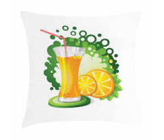Juice Fruit Slices Pillow Cover
